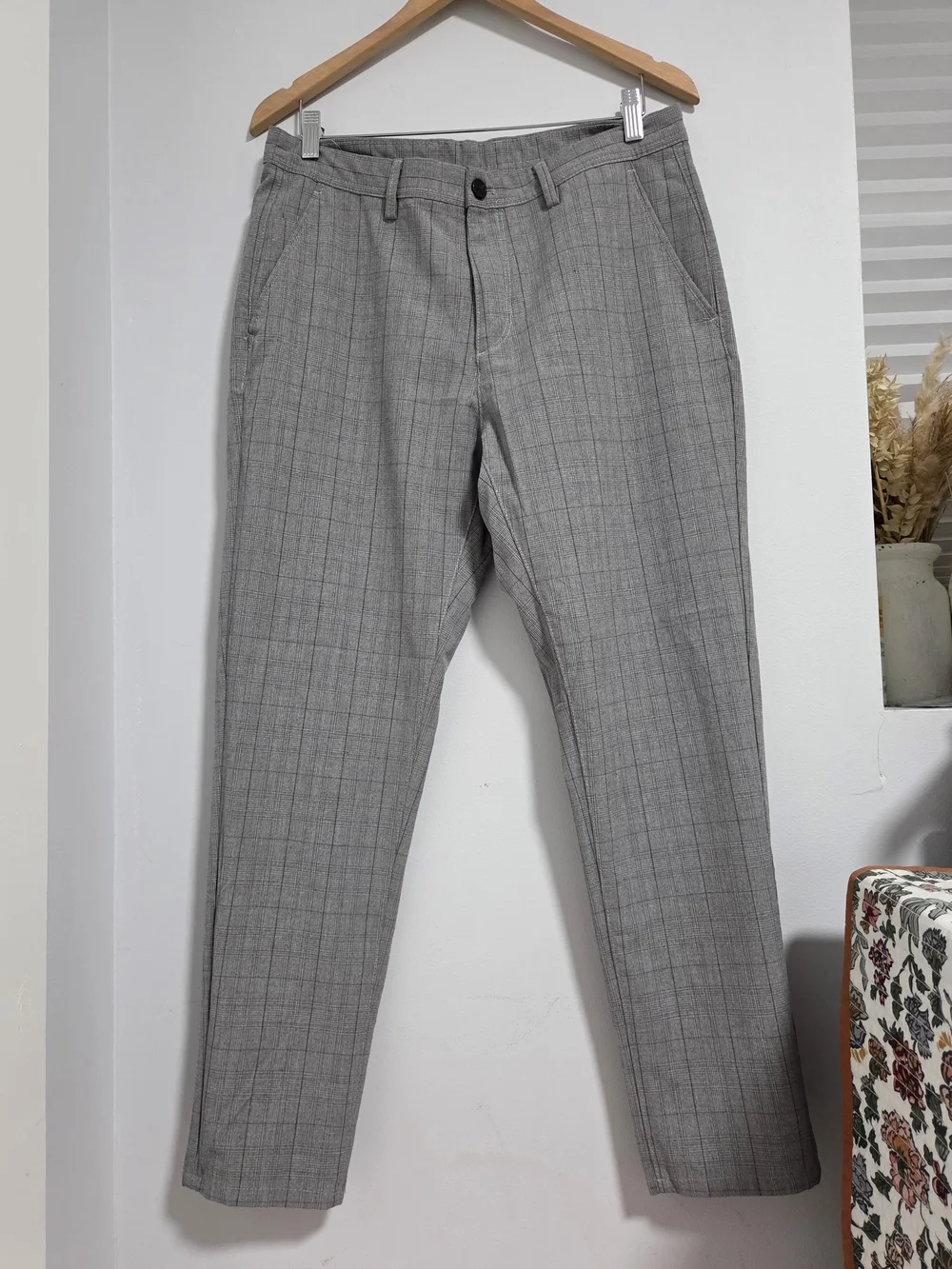 Zara Comfort Plaid Pants, US Mens 32